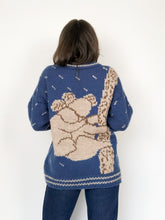 Load image into Gallery viewer, Vintage Hand Knit Koala Sweater
