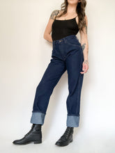 Load image into Gallery viewer, Vintage 90s Rustler Dark Wash High Rise Jeans Waist 30”
